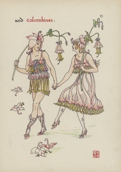 Blumen aus Shakespeares Garten von Walter Crane