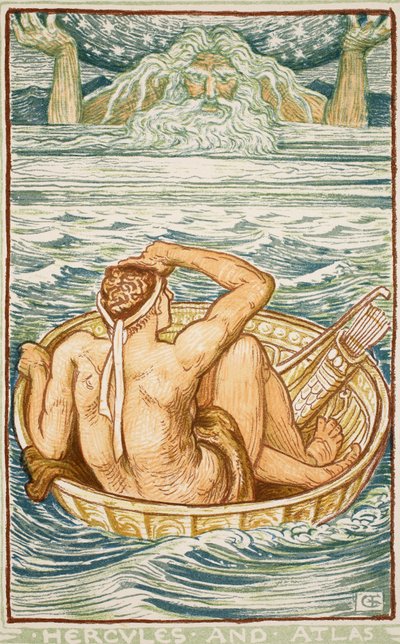 Herkules und Atlas, Illustration aus 