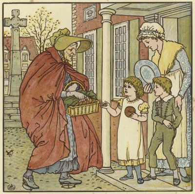 Hot Cross Buns von Walter Crane