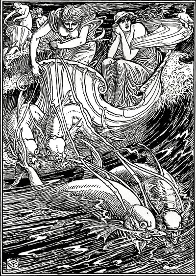 Illustration für die Faerie Queene, um 1890, 1897 von Walter Crane