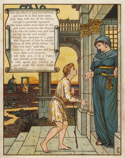 Hans und die Bohnenranke von Walter Crane