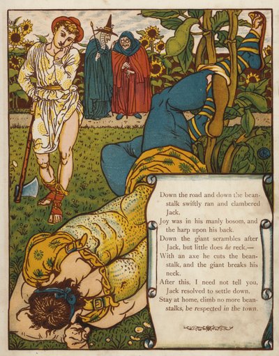 Hans und die Bohnenranke von Walter Crane