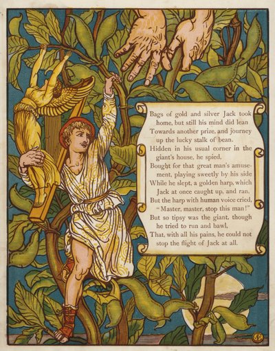 Hans und die Bohnenranke von Walter Crane