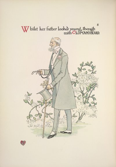 Der Vater der Braut im Morgenanzug von Walter Crane