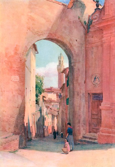 Arco Di S Giuseppe, Siena von Walter Frederick Roofe Tyndale
