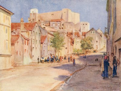 Die Hauptstraße, Sebenico von Walter Frederick Roofe Tyndale