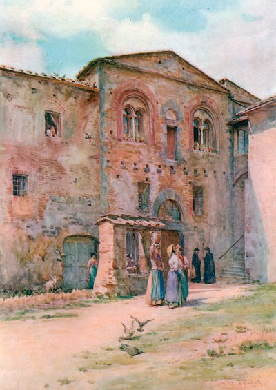 Das Haus des Provosts, San Gimignano von Walter Frederick Roofe Tyndale
