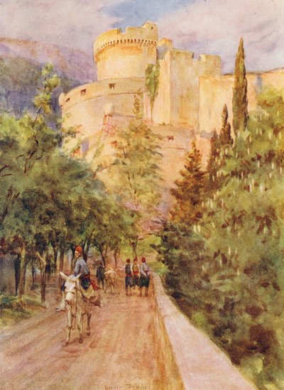 Der Minceta-Turm, Ragusa von Walter Frederick Roofe Tyndale