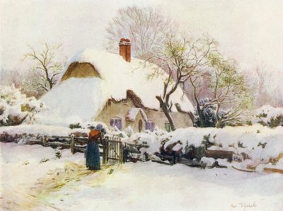 Der New Forest: Cottage bei Beaulieu Rails, nahe East Boldre von Walter Frederick Roofe Tyndale