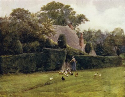 Der New Forest: Cottage in Emery Down von Walter Frederick Roofe Tyndale