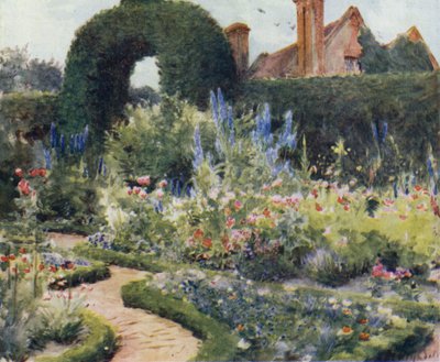 Der New Forest: Garten in der Nähe von Brokenhurst von Walter Frederick Roofe Tyndale