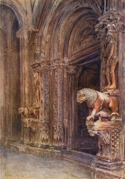 Die Vorhalle des Doms von Trau von Walter Frederick Roofe Tyndale