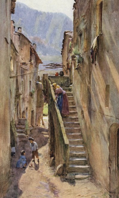 Vicolo del Ponte, Villa Nuova Di Albenga, Italien von Walter Frederick Roofe Tyndale