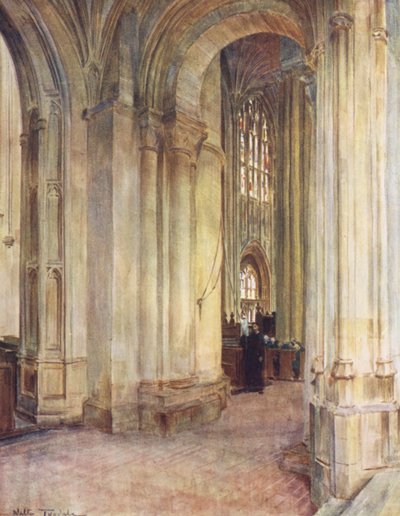 Wessex: Inneres der Abtei, Sherborne von Walter Frederick Roofe Tyndale