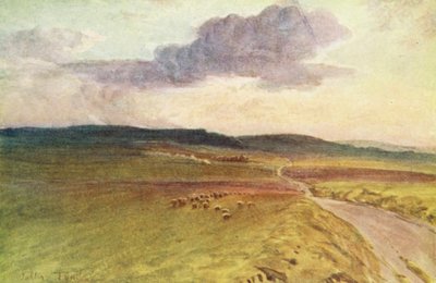 Wessex: In der Nähe von Maiden Castle, Dorchester von Walter Frederick Roofe Tyndale