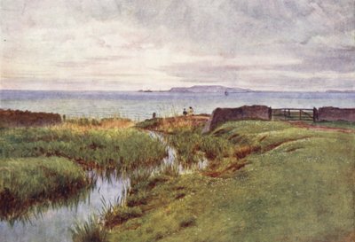 Wessex: Portland von der Nordküste der Weymouth Bay von Walter Frederick Roofe Tyndale