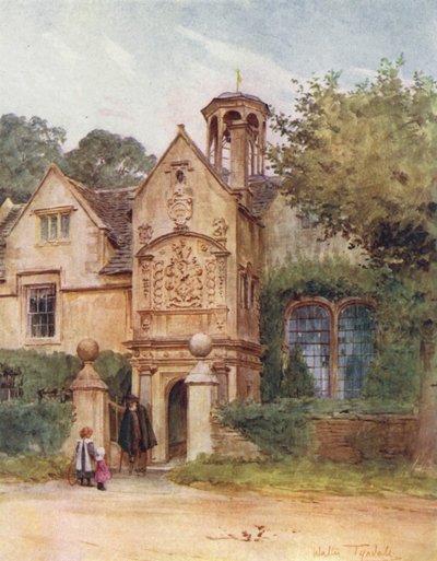 Wessex: Die Armenhäuser, Corsham, Wilts von Walter Frederick Roofe Tyndale
