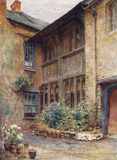 Wessex: Der Hof des Luttrell Arms, Dunster von Walter Frederick Roofe Tyndale