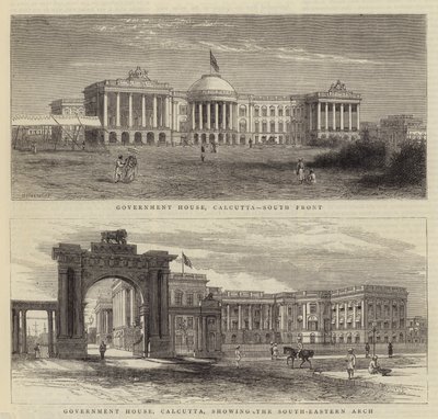 Regierungshaus, Kalkutta von Walter Granville Smith