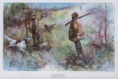 Sein erster Flügelschuss: Jagdszene von Walter Granville Smith