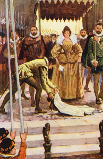 Illustration für Kenilworth von Sir Walter Scott von Walter Grieve