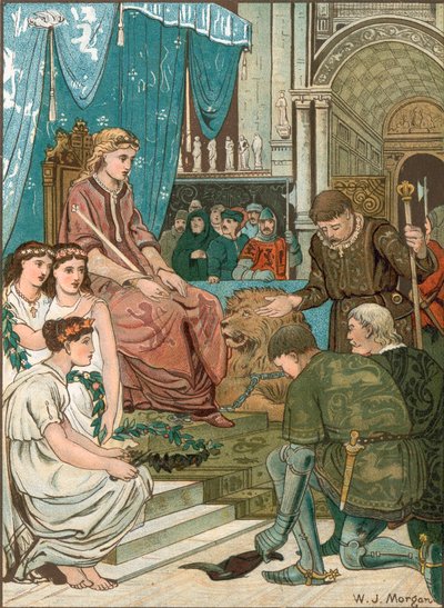 Die Königin und die zwei Ritter von Walter Jenks Morgan