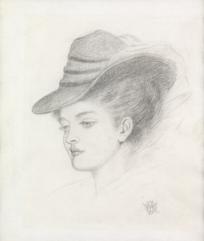 Emily Renshaw, die Frau des Künstlers von Walter John Knewstub