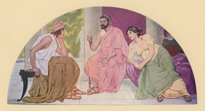 Paris im Haus von Menelaos und Helena von Walter MacEwen