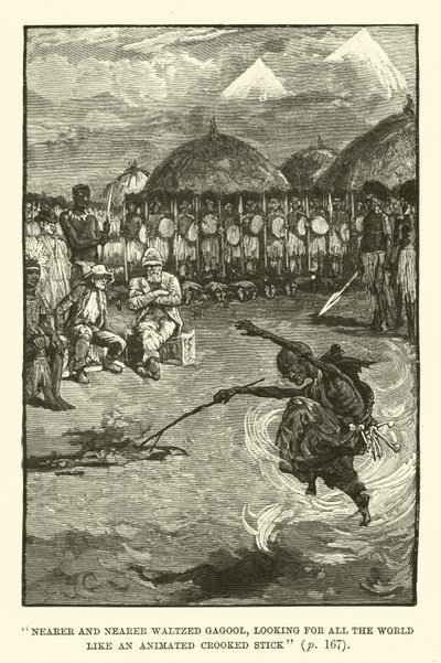 Illustration für König Salomons Schatzkammer von H. Rider Haggard von Walter Paget
