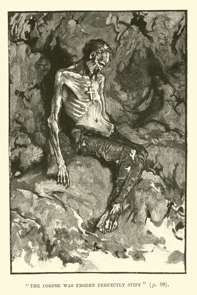 Illustration für König Salomons Schatzkammer von H. Rider Haggard von Walter Paget