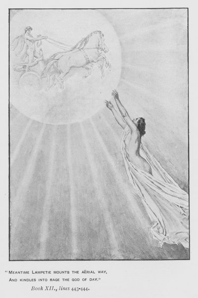 Illustration zu Popes Odyssee von Homer von Walter Paget
