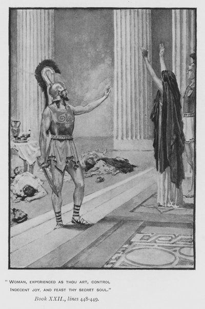 Illustration für Popes Odyssee von Homer von Walter Paget