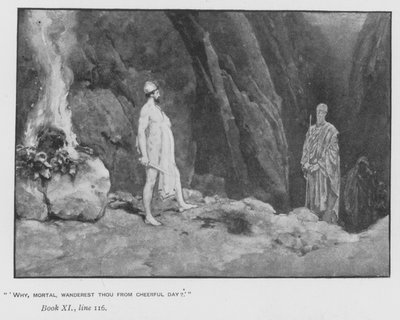 Illustration zu Popes Odyssee von Homer (Lithografie) von Walter Paget