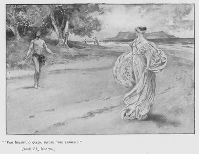 Illustration zu Popes Odyssee von Homer (Lithografie) von Walter Paget