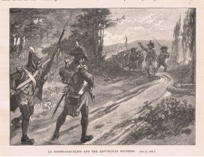 La Roche Jaquelein und die republikanischen Soldaten, 1795 n. Chr. von Walter Paget