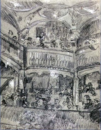 La Gaite Montparnasse, c.1907 von Walter Richard Sickert
