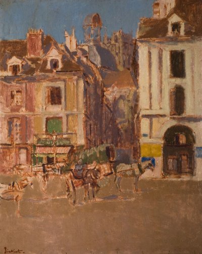 La Rue Notre Dame und der Quai Duquesne von Walter Richard Sickert