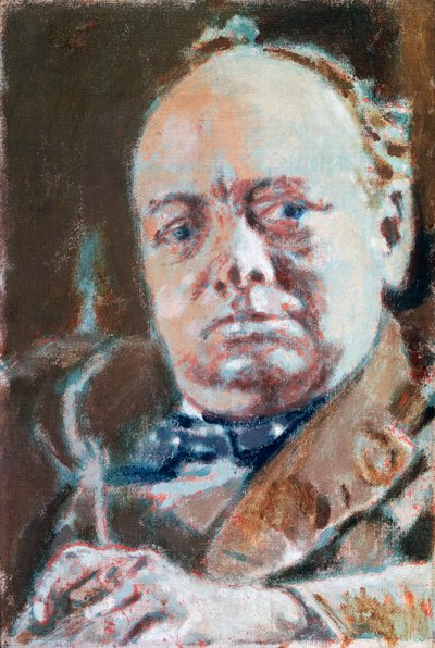 Porträt von Sir Winston Leonard Spencer Churchill (Woodstock) von Walter Richard Sickert