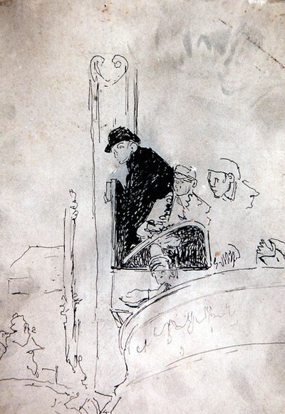Die Galerie des Old Bedford, um 1895-1900 von Walter Richard Sickert