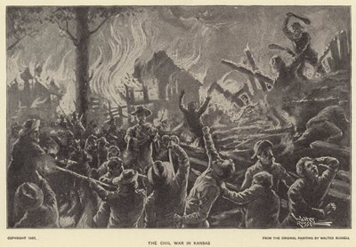 Der Bürgerkrieg in Kansas von Walter Russell