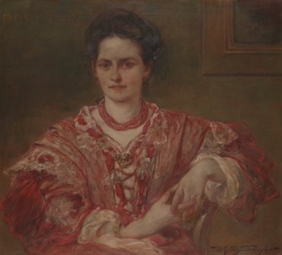 Porträt von Dorothea A. Dreier (1870) von Walter Shirlaw