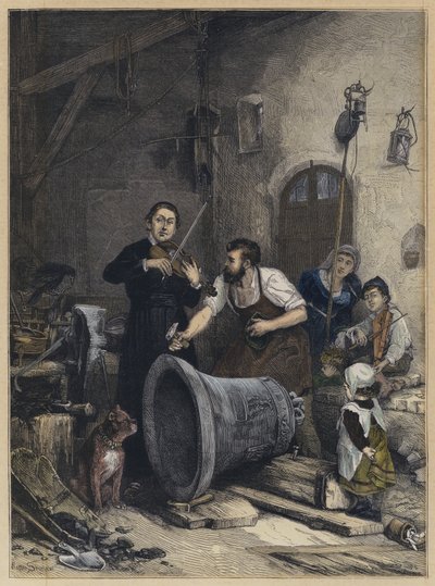 Das Läuten der Glocke von Walter Shirlaw