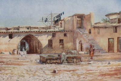 Ein Khan in Damaskus von Walter Spencer Stanhope Tyrwhitt