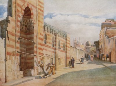Eine Moschee im Viertel Saida Zeineb, Kairo von Walter Spencer Stanhope Tyrwhitt