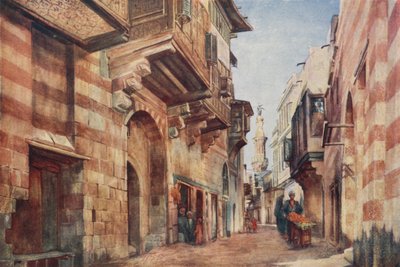 Kairo: Sharia Darb El Gamamiz von Walter Spencer Stanhope Tyrwhitt