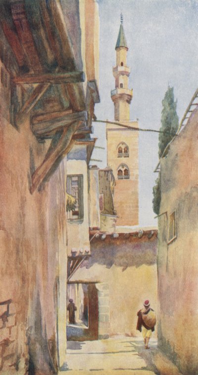 Damaskus: Minarett von Jesus von Walter Spencer Stanhope Tyrwhitt