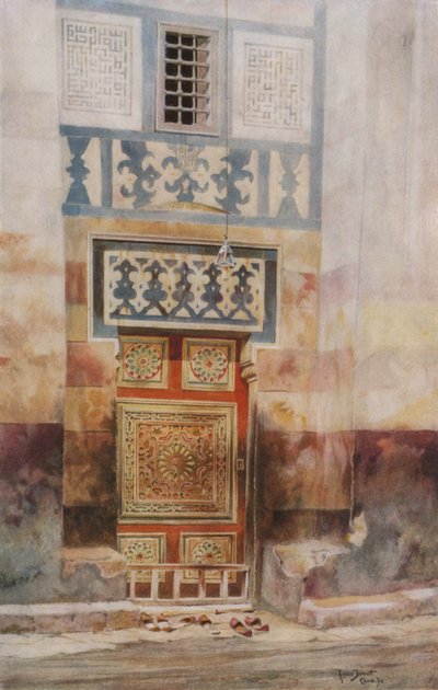 Tür einer Moschee, Kairo von Walter Spencer Stanhope Tyrwhitt
