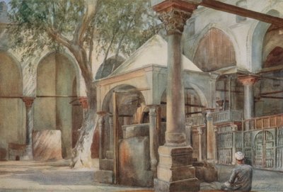 Moschee von Almase: Innenansicht, Kairo von Walter Spencer Stanhope Tyrwhitt