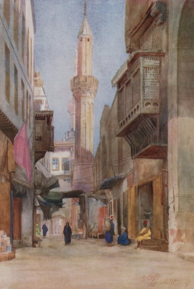 Sharia-el-Azhar, Kairo von Walter Spencer Stanhope Tyrwhitt
