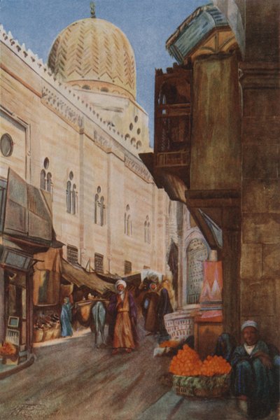 Die Kuppel von El Moaiyad vom Bab Zuweyleh, Damaskus von Walter Spencer Stanhope Tyrwhitt
